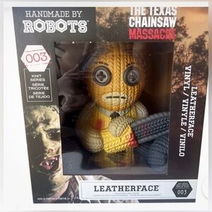 Handmade By Robots 12" Large Vinyl Knit
Series Figure - 003 Leatherface